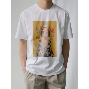 Tricou Fata cu coarne Moo